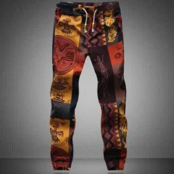 Herren Heritage Threads Herrenbekleidung-Geblümte Herren Sommerhose - Stilvolle Printhose