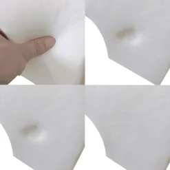 Cozy Cushions Bettzeug-Gebogenes Memory Foam-Kissen – Anti-Druck-Schlafstützkissen