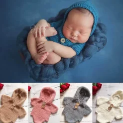 The Decor Haven Babykleidung|Babykleidung-Gehäkelter Strampler für Neugeborene – Gestricktes Babykostüm-Outfit