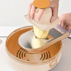 Space Savvy Küche & Esszimmer-Gemüsehobel mit mehreren Klingen – All-in-One-Küchenschneider