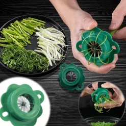 The Culinary Kit Küche & Esszimmer-Gemüseschneider „Blossom“ – Einfacher Schneider für die schnelle Essenszubereitung