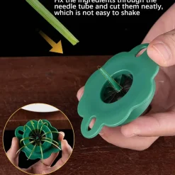 The Culinary Kit Küche & Esszimmer-Gemüseschneider „Blossom“ – Einfacher Schneider für die schnelle Essenszubereitung