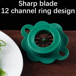 The Culinary Kit Küche & Esszimmer-Gemüseschneider „Blossom“ – Einfacher Schneider für die schnelle Essenszubereitung