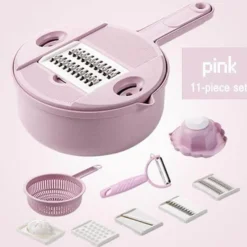 Deco Küche & Esszimmer-Gemüseschneider-Set aus Edelstahl – 11-teiliges multifunktionales Küchenwerkzeug