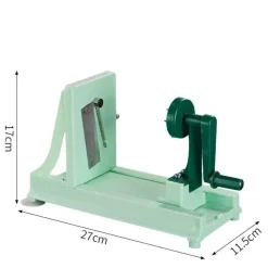 Tom Küche & Esszimmer-Gemüsespiralschneider - Multifunktionaler Reibenschneider