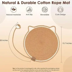 TailTrend Haustierspielzeug-Gemütliche Katzenmatte – Plüschiges und bequemes Bett für Ihren Katzenfreund