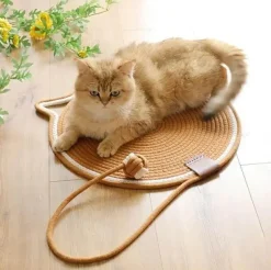 TailTrend Haustierspielzeug-Gemütliche Katzenmatte – Plüschiges und bequemes Bett für Ihren Katzenfreund