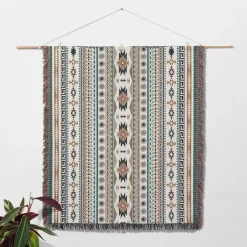 Wrap u0026 Relax Bettzeug-Gemütliche nordische Outdoor-Decke – Boho-Sofabezug für die Dekoration von Zuhause und Hotels