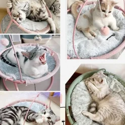 TailTrend Haustierzubehör|Haustierbetten-Gemütliches Haustierliegebett – Entspannungsort für Haustiere