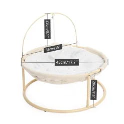 TailTrend Haustierzubehör|Haustierbetten-Gemütliches Haustierliegebett – Entspannungsort für Haustiere