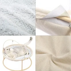 TailTrend Haustierzubehör|Haustierbetten-Gemütliches Haustierliegebett – Entspannungsort für Haustiere