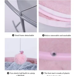 TailTrend Haustierzubehör|Haustierbetten-Gemütliches Haustierliegebett – Entspannungsort für Haustiere