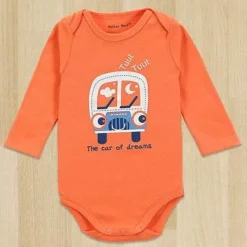 The Decor Haven Babykleidung|Babykleidung-Gentleman Baby Body - Weißer Langarm-Strampler