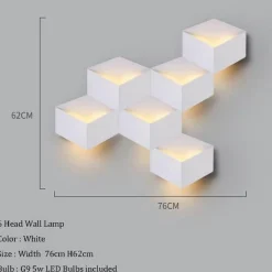 Comfort u0026 Style Beleuchtung-Geometric LED Wall Light - Modern Creative Illumination