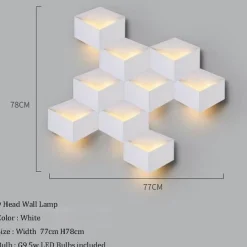 Comfort u0026 Style Beleuchtung-Geometric LED Wall Light - Modern Creative Illumination