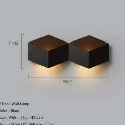 Comfort u0026 Style Beleuchtung-Geometric LED Wall Light - Modern Creative Illumination
