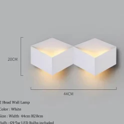 Comfort u0026 Style Beleuchtung-Geometric LED Wall Light - Modern Creative Illumination