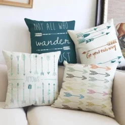 Cozy Haven Bettzeug-Geometrische Dekokissenbezüge - Moderne Wohnakzente