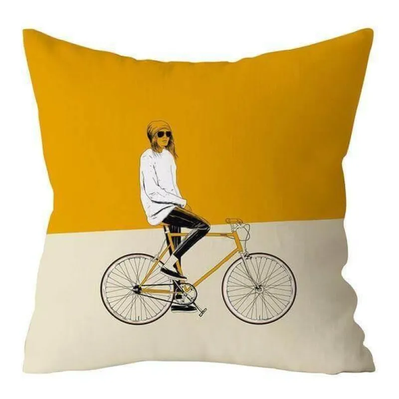 Plush Perch Bettzeug-Geometrische dekorative Kissenbezüge - Moderne Kunst Kissenbezüge