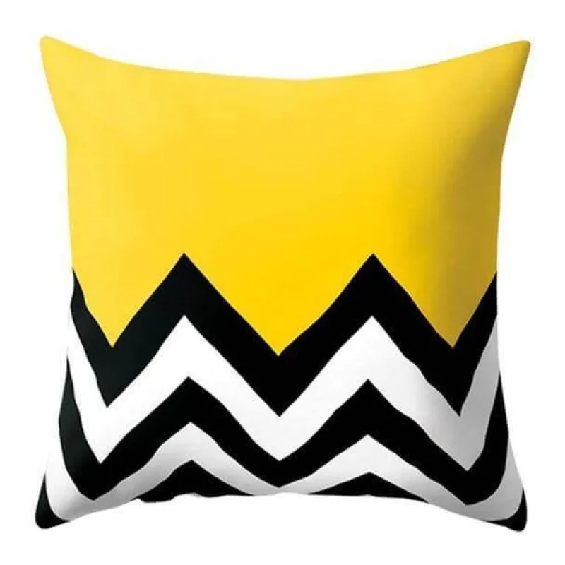 Plush Perch Bettzeug-Geometrische dekorative Kissenbezüge - Moderne Kunst Kissenbezüge