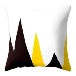 Plush Perch Bettzeug-Geometrische dekorative Kissenbezüge - Moderne Kunst Kissenbezüge