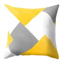 Plush Perch Bettzeug-Geometrische dekorative Kissenbezüge - Moderne Kunst Kissenbezüge