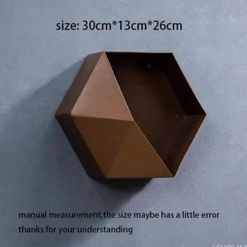 Timeless Vessels Wohndeko-Geometrische Diamant-Wandvase - Nordisches Regaldekor