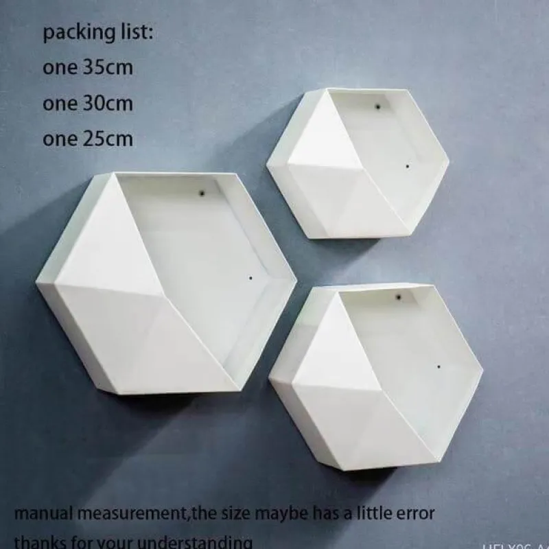 Timeless Vessels Wohndeko-Geometrische Diamant-Wandvase - Nordisches Regaldekor