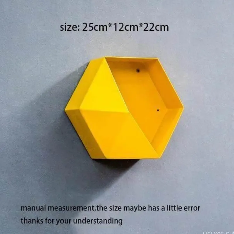 Timeless Vessels Wohndeko-Geometrische Diamant-Wandvase - Nordisches Regaldekor