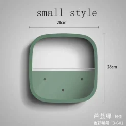 Timeless Vessels Wohndeko-Geometrische Diamant-Wandvase – Dekorativer Regal-Übertopf