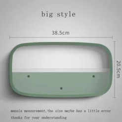 Timeless Vessels Wohndeko-Geometrische Diamant-Wandvase – Dekorativer Regal-Übertopf