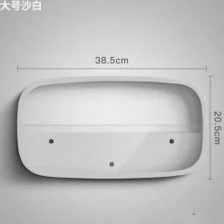 Timeless Vessels Wohndeko-Geometrische Diamant-Wandvase – Dekorativer Regal-Übertopf