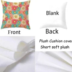 Plush Perch Bettzeug-Geometrische Dreieck-Kissenbezüge - Dekorative Kissen mit unregelmäßigem Muster