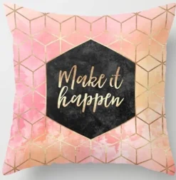 Plush Perch Bettzeug-Geometrische Dreieck-Kissenbezüge - Dekorative Kissen mit unregelmäßigem Muster