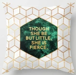 Plush Perch Bettzeug-Geometrische Dreieck-Kissenbezüge - Dekorative Kissen mit unregelmäßigem Muster