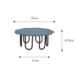 Elegance at the Table Küche & Esszimmer-Geometrischer Tortenständer – Kreative Dessertpräsentation