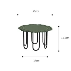 Elegance at the Table Küche & Esszimmer-Geometrischer Tortenständer – Kreative Dessertpräsentation