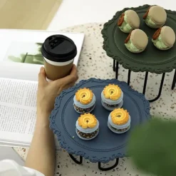 Elegance at the Table Küche & Esszimmer-Geometrischer Tortenständer – Kreative Dessertpräsentation