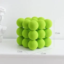 The Gilded Nest Wohndeko-Geometrisches Kugeldekor – Minimalistischer Akzent für Ihr Zuhause