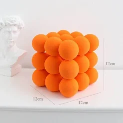 The Gilded Nest Wohndeko-Geometrisches Kugeldekor – Minimalistischer Akzent für Ihr Zuhause