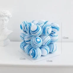 The Gilded Nest Wohndeko-Geometrisches Kugeldekor – Minimalistischer Akzent für Ihr Zuhause