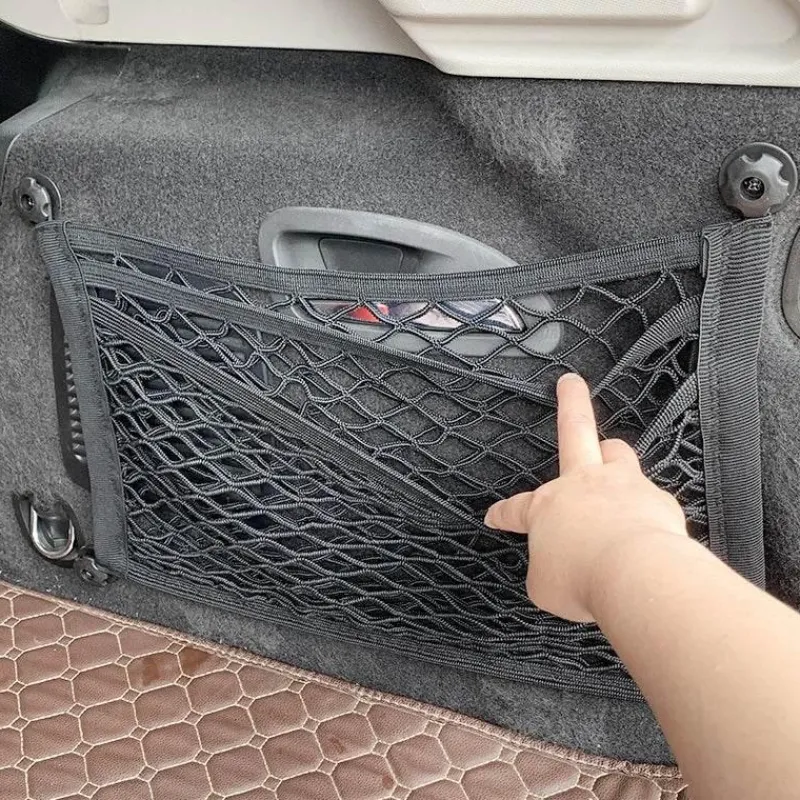 Wild u0026 Free Gear Autozubehör|Automobilindustrie-Gepäcknetz-Organizer – Dehnbare Netz-Aufbewahrungslösung fürs Auto