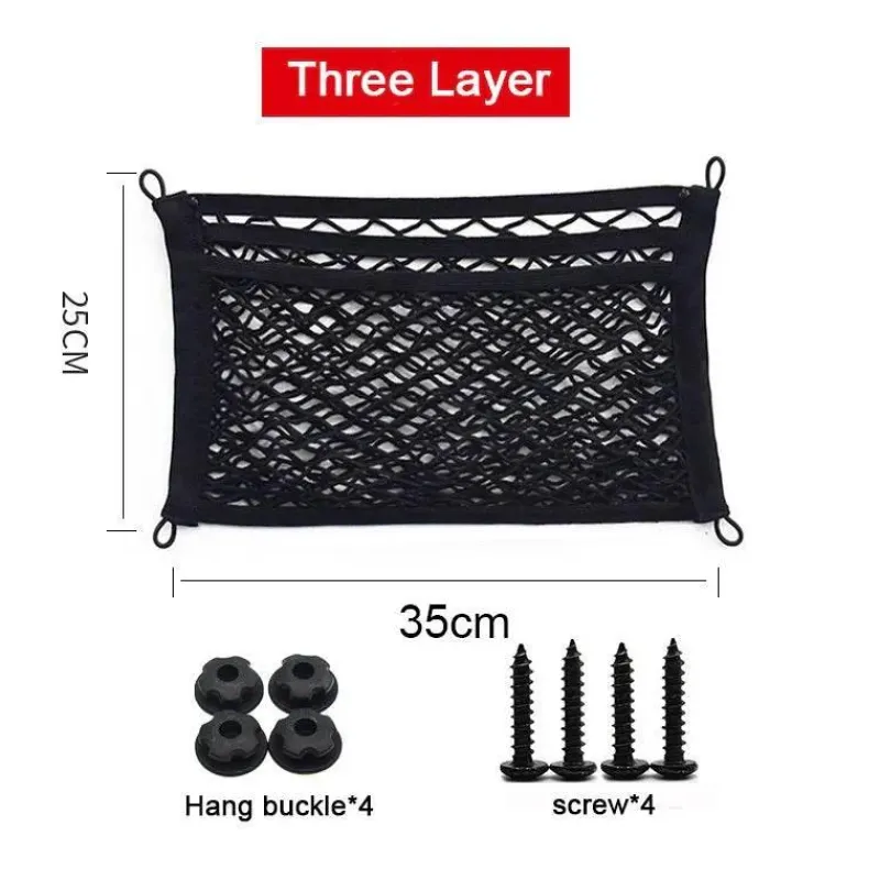 Wild u0026 Free Gear Autozubehör|Automobilindustrie-Gepäcknetz-Organizer – Dehnbare Netz-Aufbewahrungslösung fürs Auto