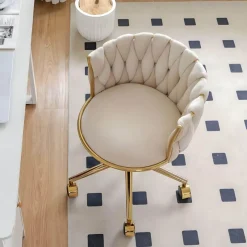 The Lounge Loft Möbel-Gepolsterter Akzentstuhl – Stilvoller Caroline-Stuhl