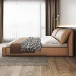 The Lounge Loft Möbel-Gepolsterter Bettrahmen – Elegantes Lucrezia-Design