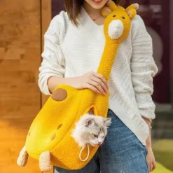 Furendo Haustierzubehör|Reinigungswerkzeuge Für Haustiere-Gepolsterter Reiserucksack für Haustiere – Katzen- und Hundetragetasche