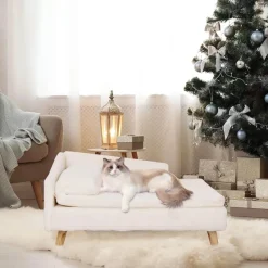 Furendo Haustierzubehör|Haustierbetten-Gepolstertes Hundebett - Soft Pet Lounger