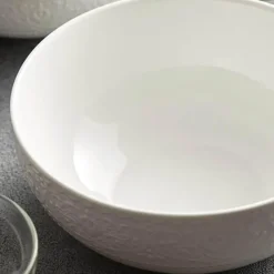 Elegance at the Table Küche & Esszimmer-Geprägte Keramikschale – Dekoratives Geschirr für die Inneneinrichtung