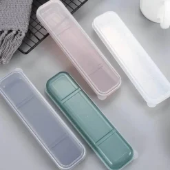 Tom Küche & Esszimmer-Geschirr-Organizer aus Weizenstroh mit durchsichtigen Schlitzen für einfachen Zugriff und Komfort