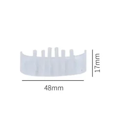 Tom Küche & Esszimmer-Geschirr-Organizer aus Weizenstroh mit durchsichtigen Schlitzen für einfachen Zugriff und Komfort
